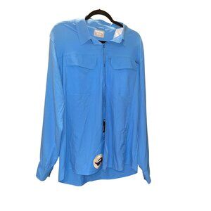 Pacific Trail Men’s UPF 40 Performance Shirt Large Blue NWT As-Is